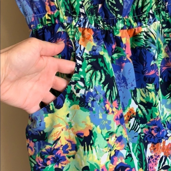 Jessica Simpson Women Ellington Floral Print Dress Size M - Picture 4 of 13